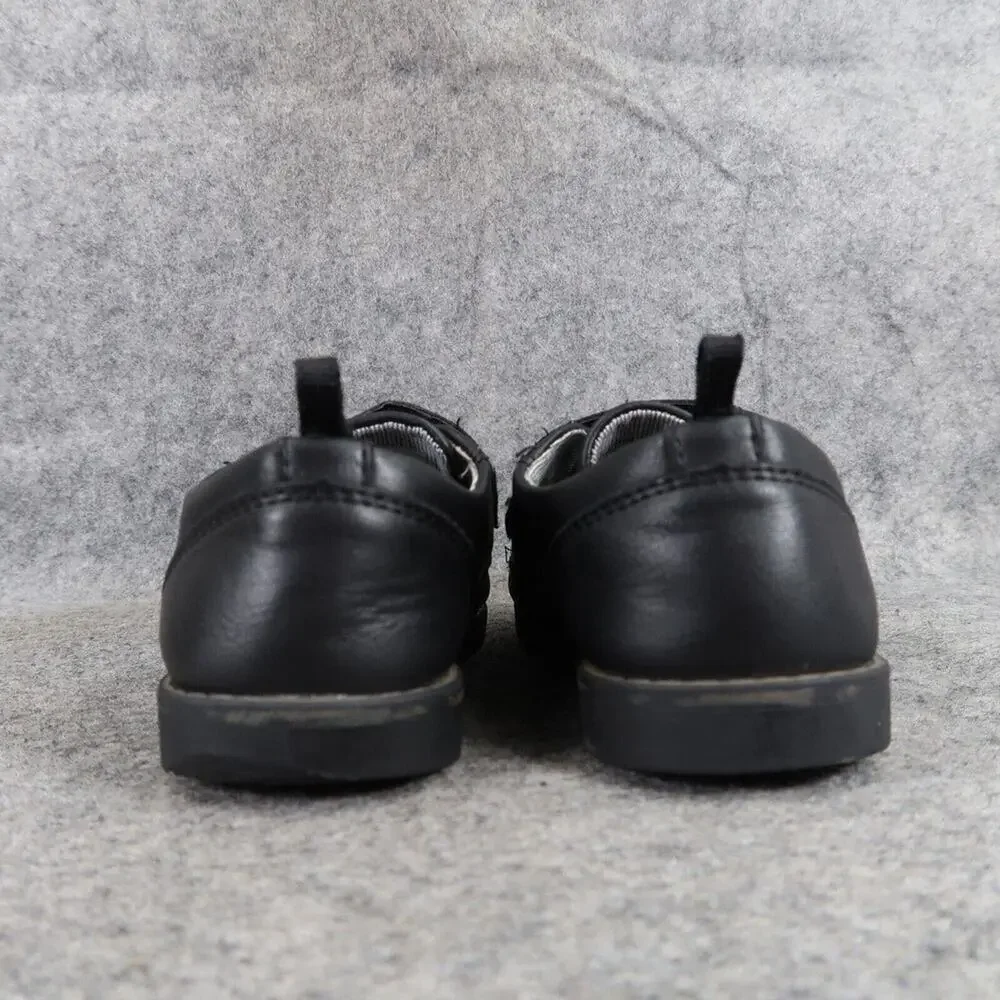 Wonder Nation Shoes Toddler Boys 11 Oxford Classic Black Easy On Strap Formal